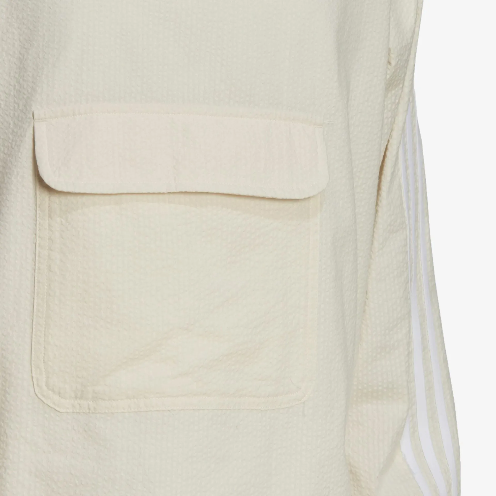 Adidas Originals | WMN'S ADICOLOR CLASSICS POPLIN HALF-ZIP TRACK JACKET  { WONDER WHITE