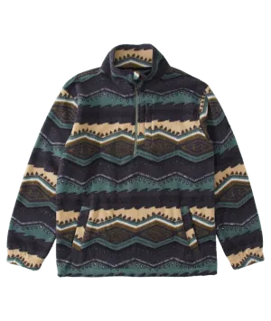 Billabong Boundary Mock Neck Sweatshirt-Evergreen