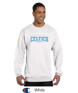 Bishop Mac ﻿Champion® Crewneck Sweatshirt - Celtics Full Front Design