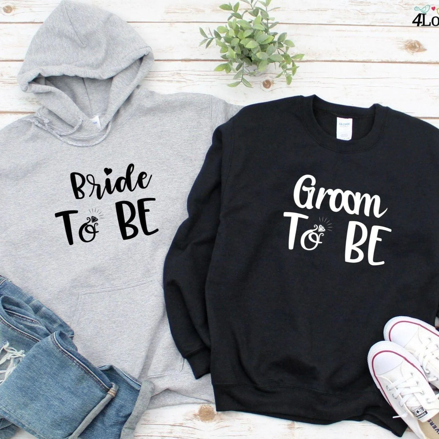 Bride & Groom to Be Matching Outfits: Perfect Wedding Set, Couple Presents, Nuptial Gifts