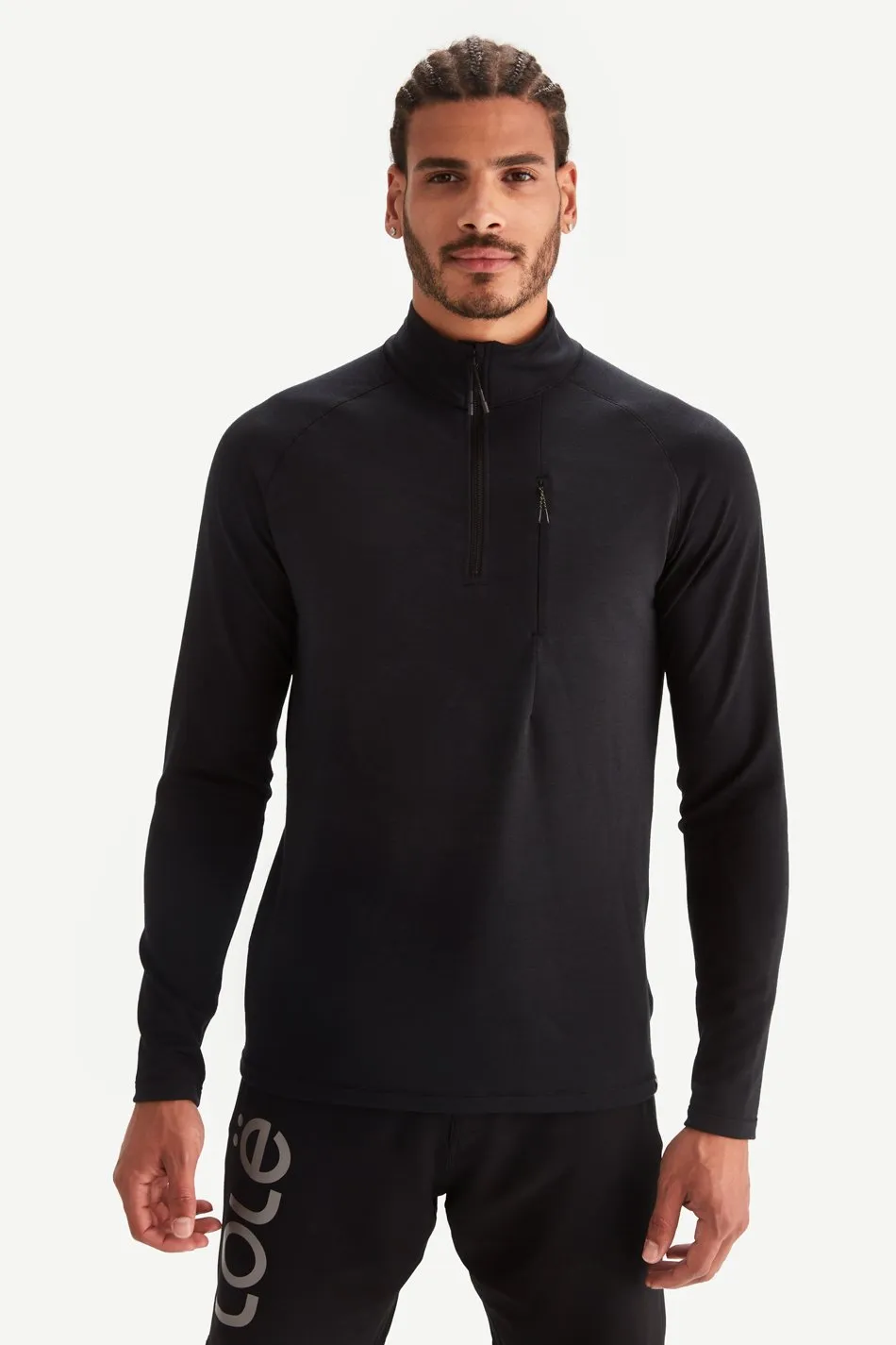 CARTER ZIP NECK LONG SLEEVE TOP