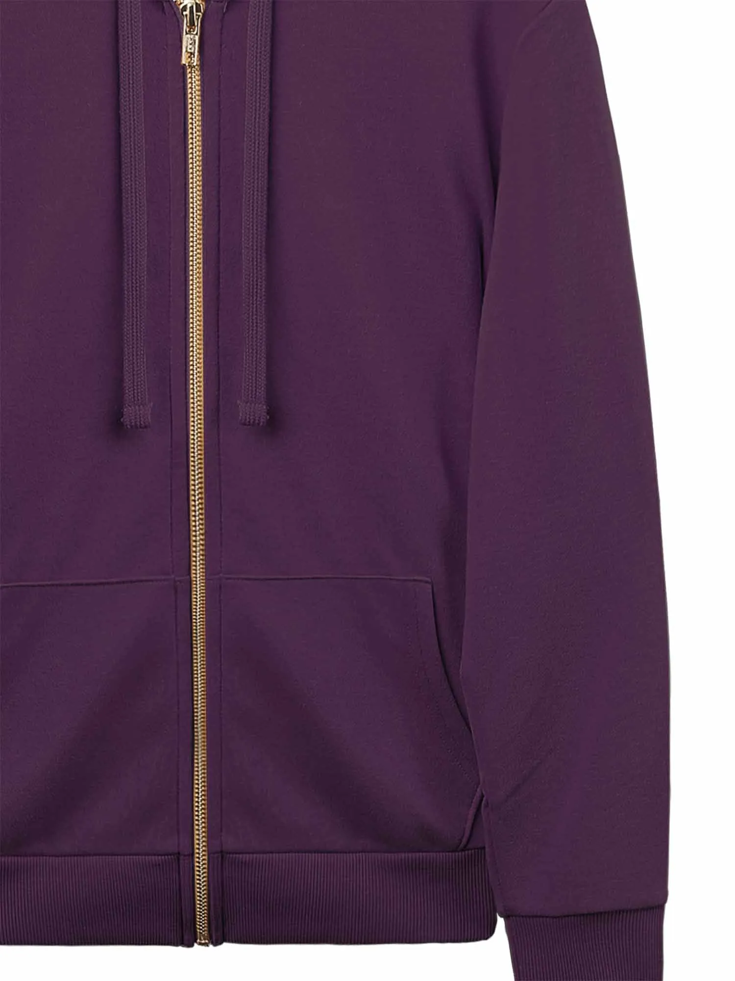 Causal Basic Simple Zip Up Hoodie Sweat Jacket