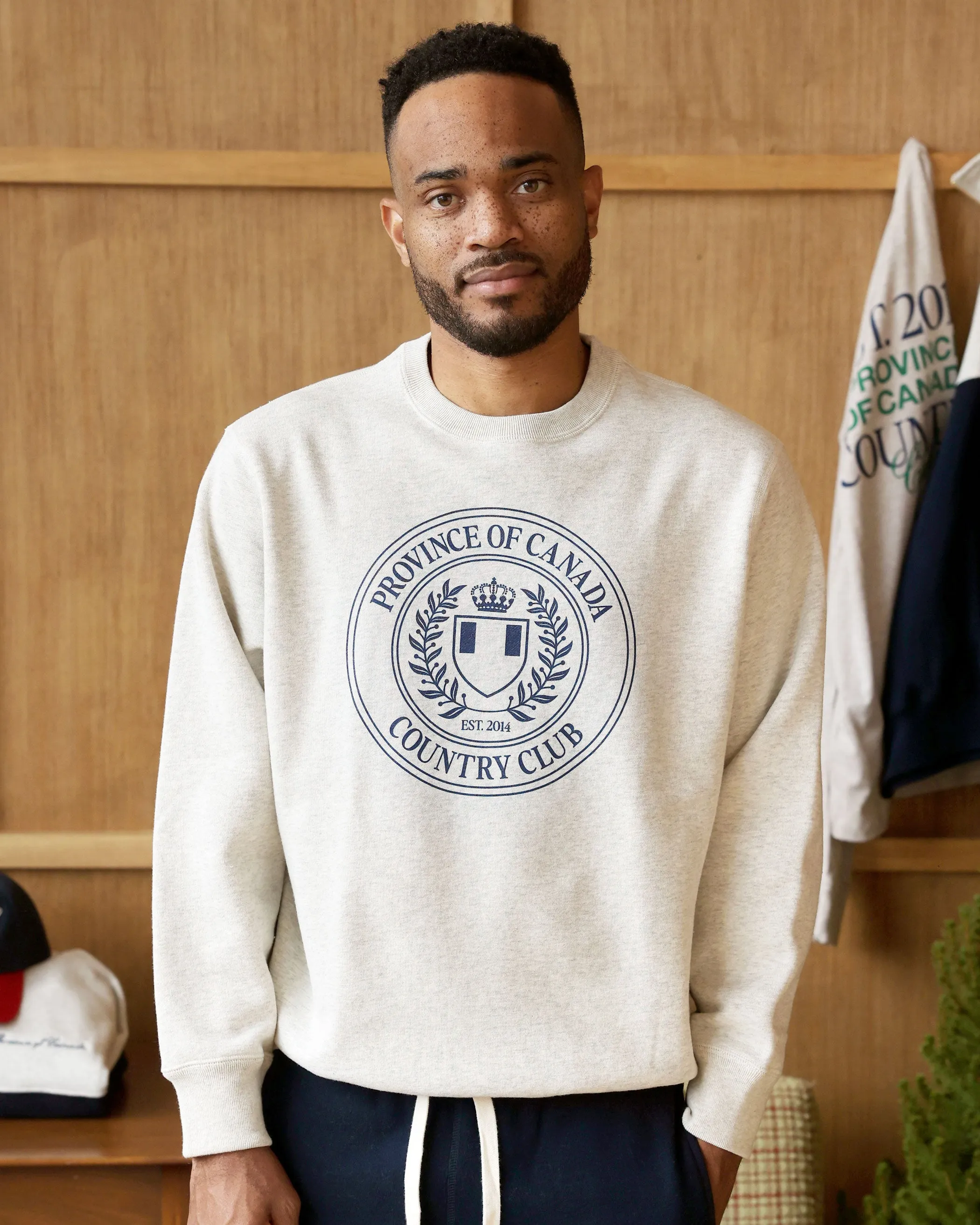 Country Club Fleece Sweatshirt Eggshell - Unisex