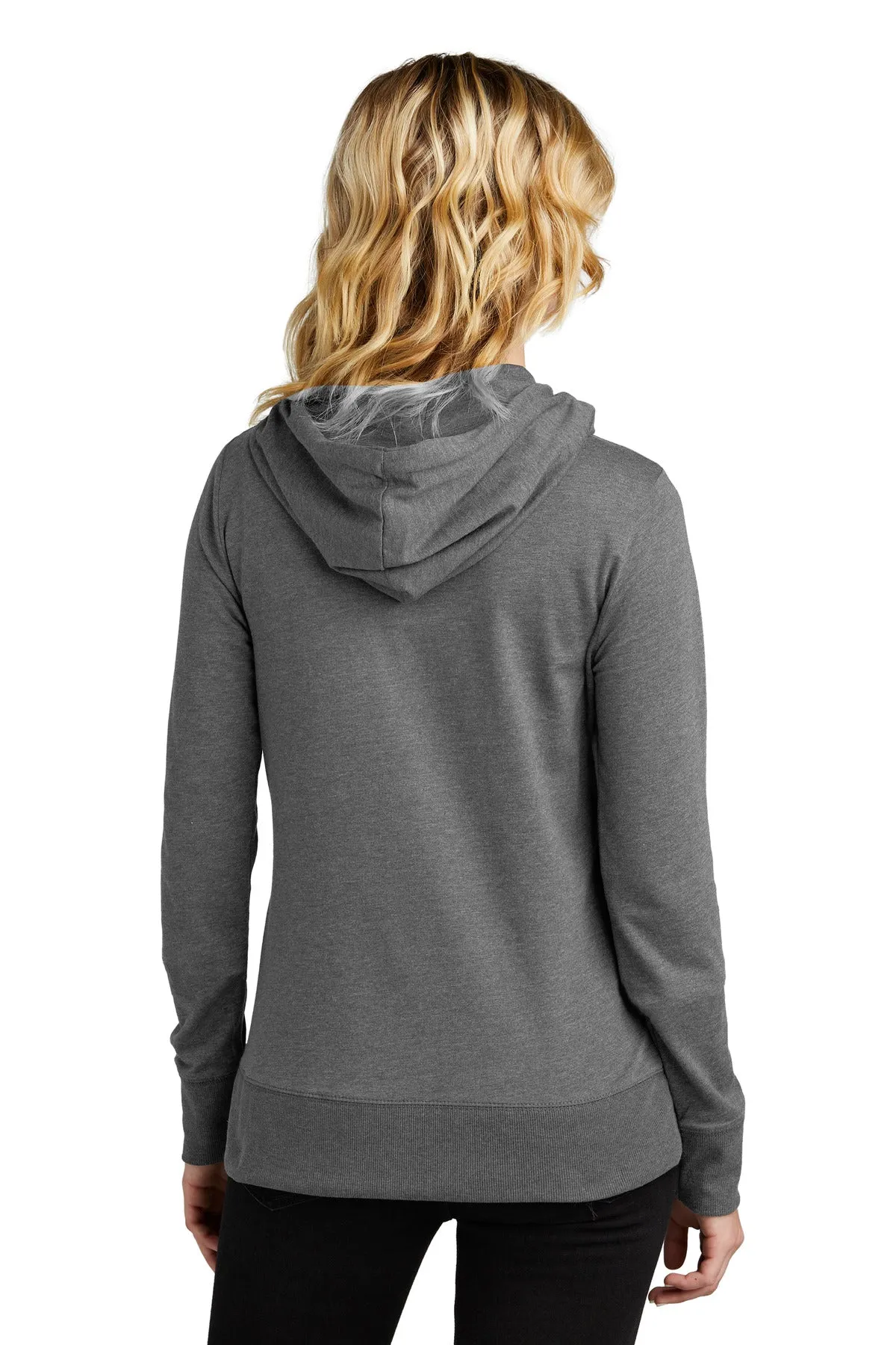 District Women's Featherweight French Terry Full-Zip Hoodie DT673