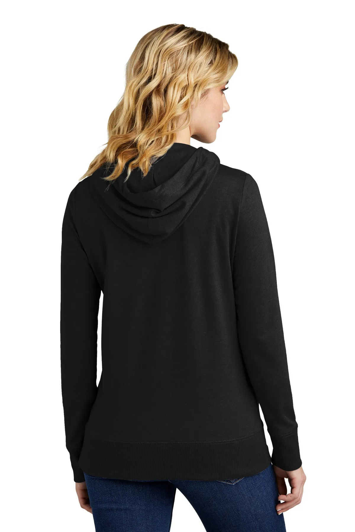 District Women's Featherweight French Terry Full-Zip Hoodie DT673