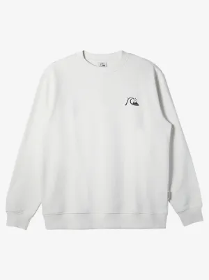 DNA Bubble Logo Crew Neck Sweatshirt - Snow White