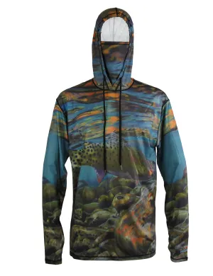 Freestone Cutthroat Graphic Fishing Hoodie