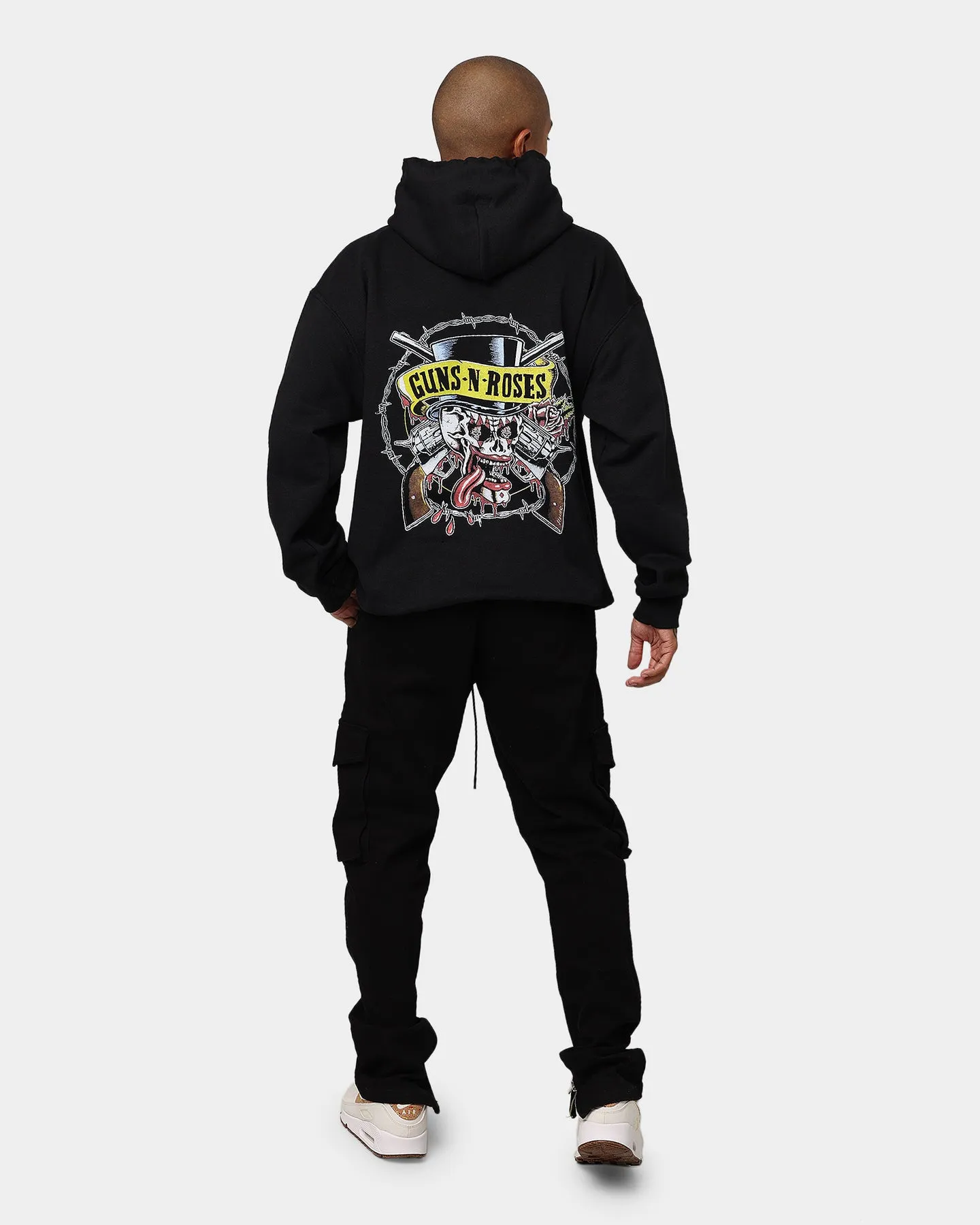 Guns N Roses Bleeding Skull Hoodie Black