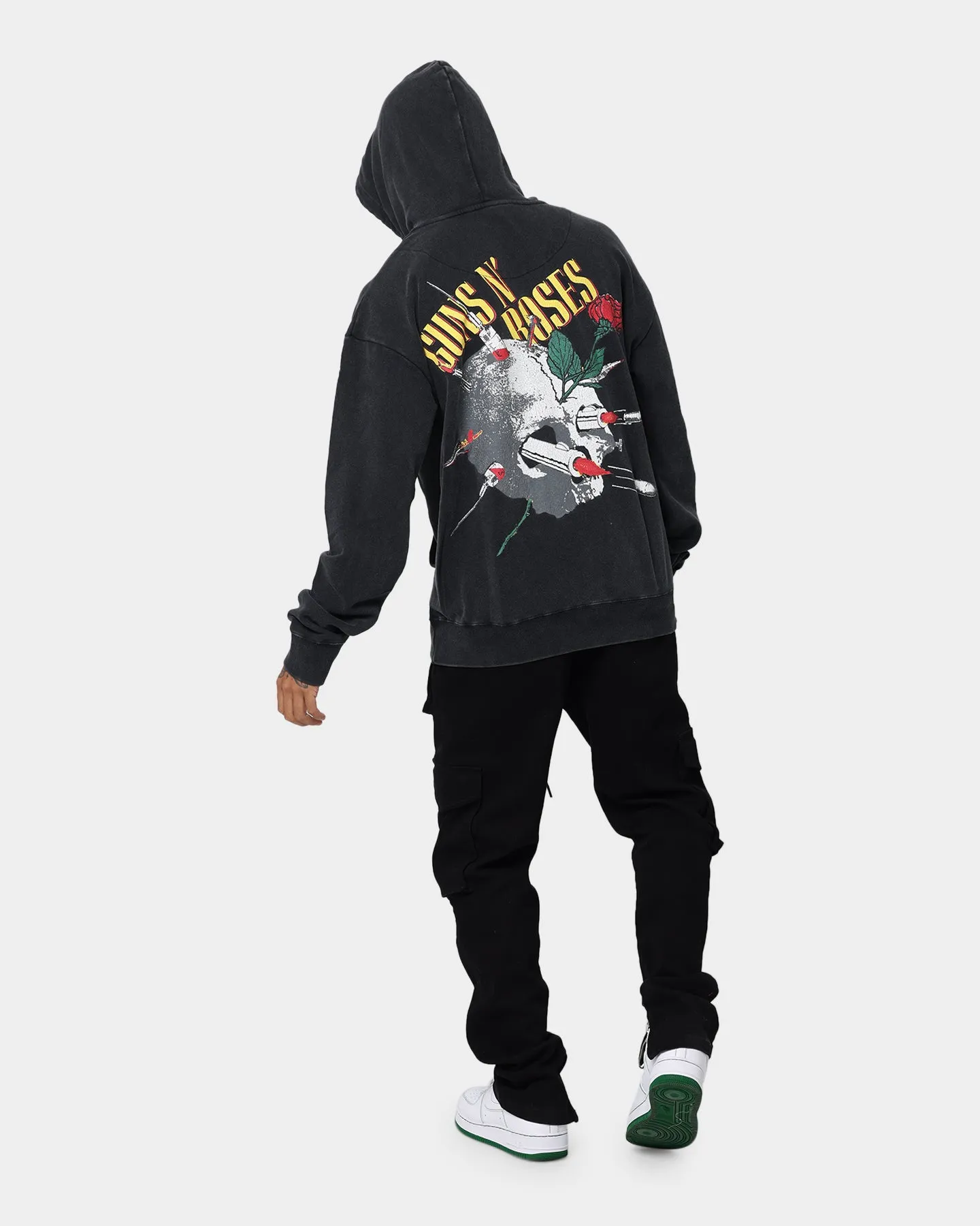 Guns N Roses Needles and Skulls Hoodie Black