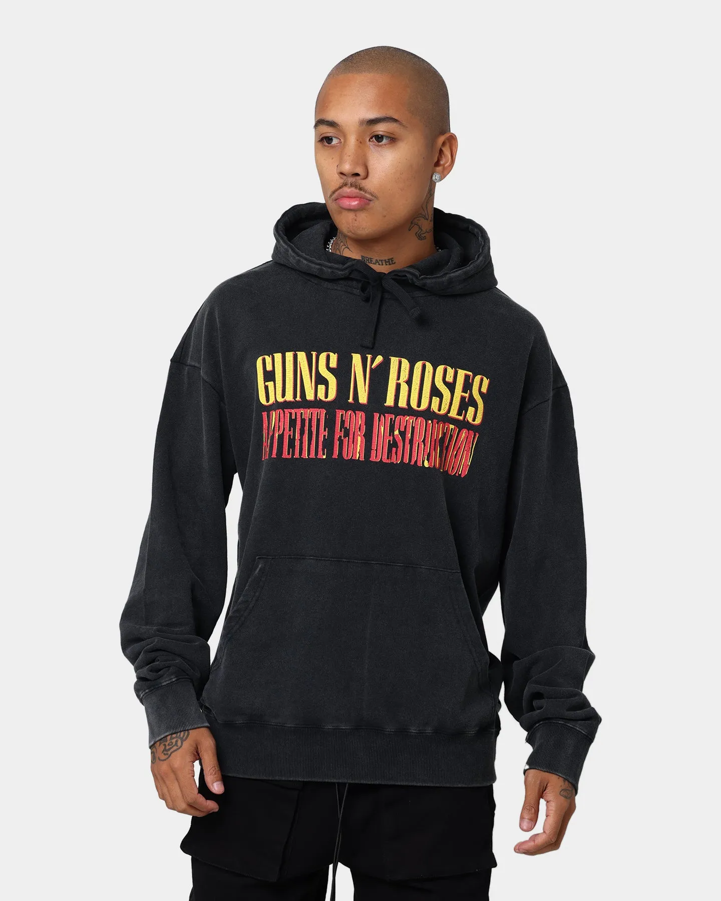 Guns N Roses Needles and Skulls Hoodie Black