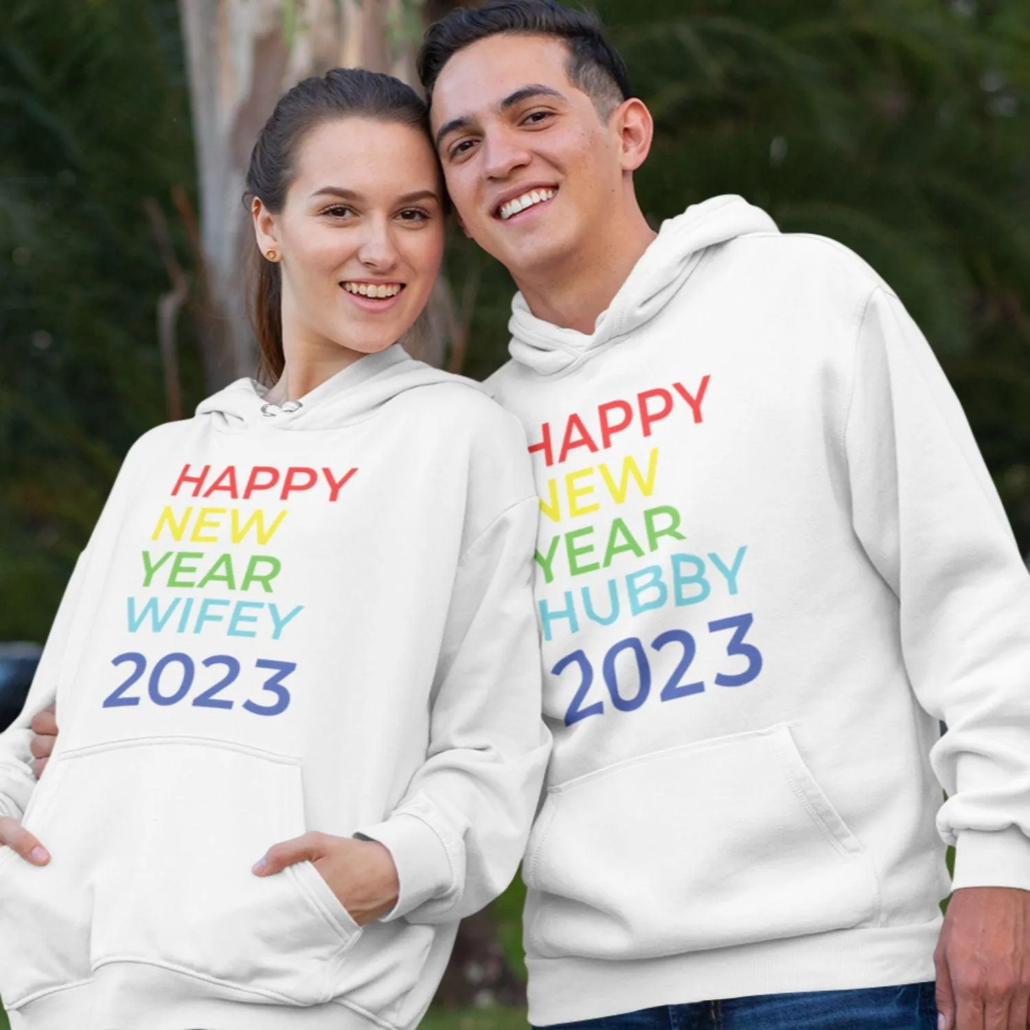 Happy New Year Custom Matching Set: Perfect Outfits for Couples & Lovers Alike!