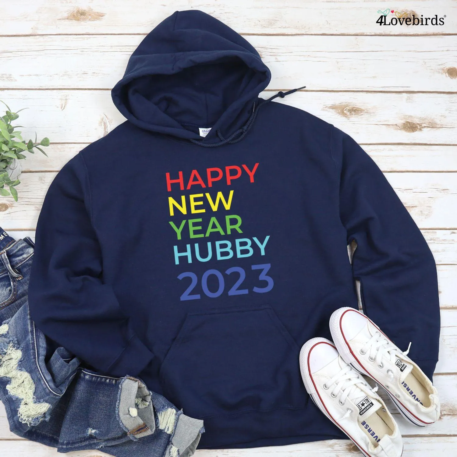 Happy New Year Custom Matching Set: Perfect Outfits for Couples & Lovers Alike!