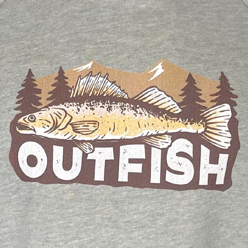 Hoodie Outfish Zander Grey