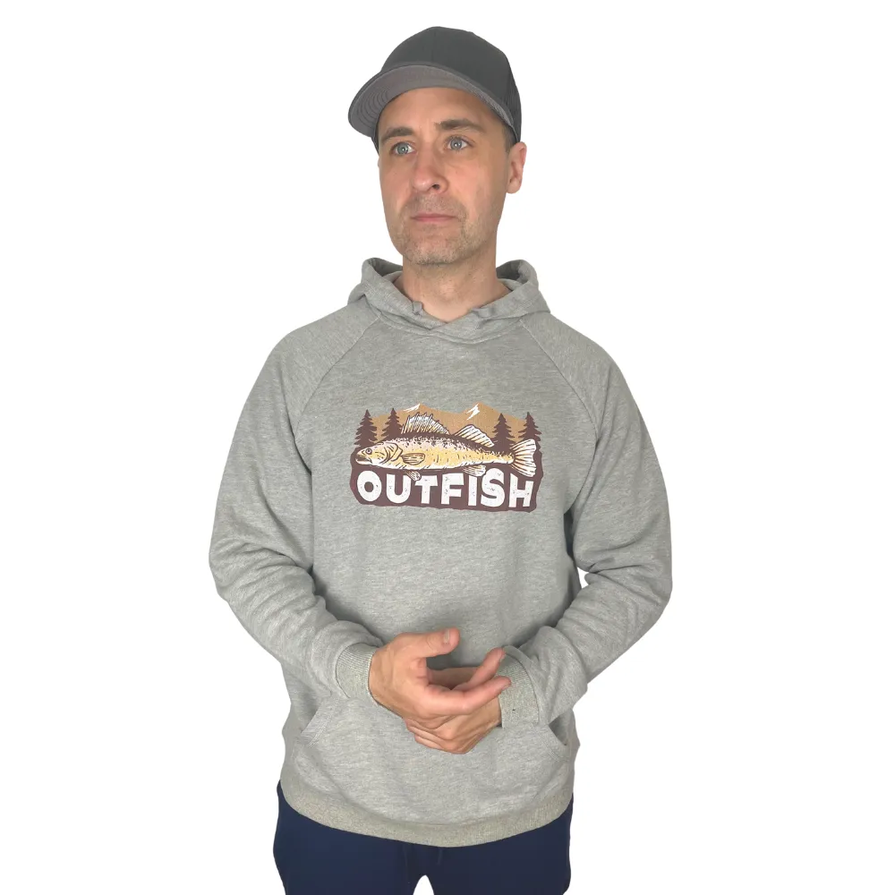 Hoodie Outfish Zander Grey