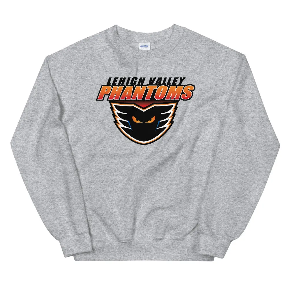 Lehigh Valley Phantoms Adult Primary Logo Crewneck Sweatshirt