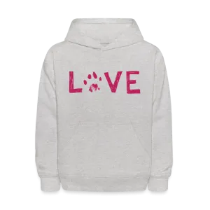 Love Pawprint Kids' Hoodie