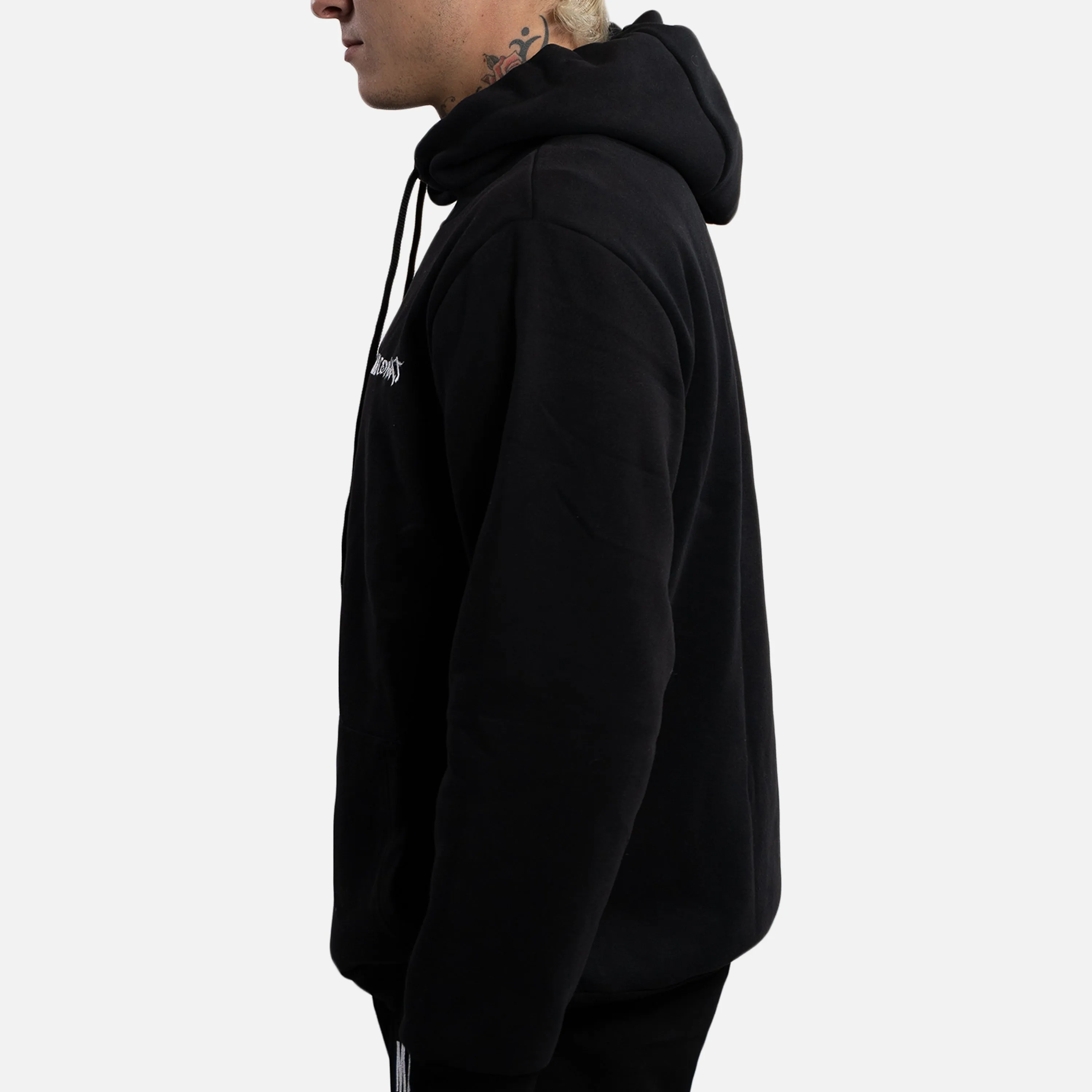 MA1 Combat Black High Neck Hoodie