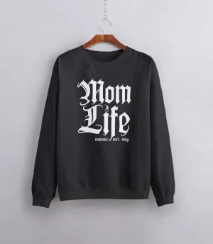 Mom Life Sweatshirt: Mommin Aint Easy | Funny Gift for Mom Hoodie