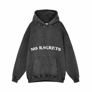 No Ragrets Vintage Washed Hoodie