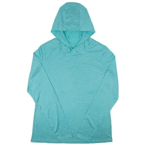 "Easy Breezy" Heather Turquoise Hoody