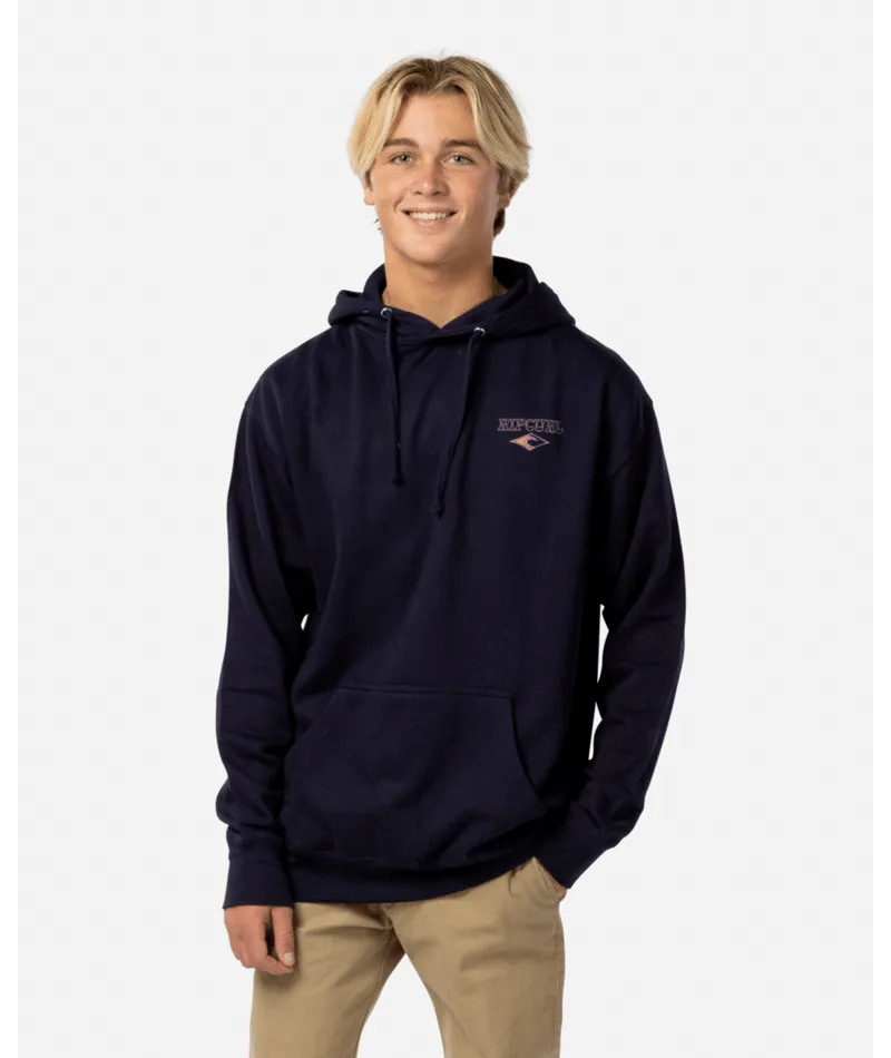 Rip Curl Shred Till Dead Hooded Sweatshirt-Navy