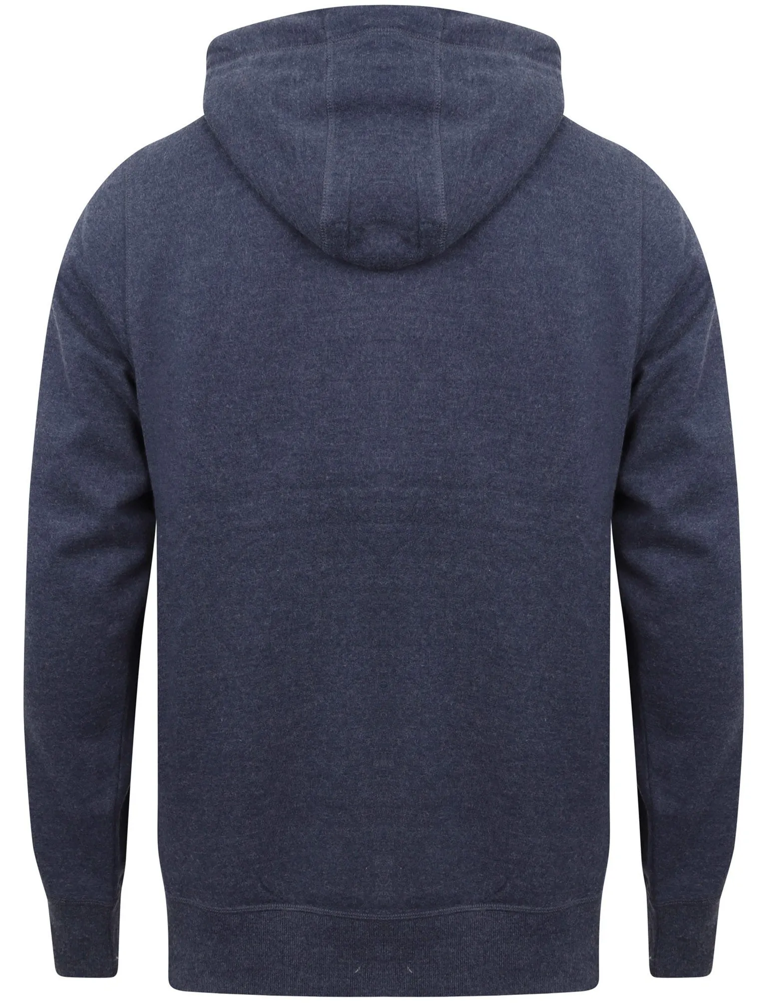 Springbrook Zip Through Hoodie with Tape Detail In Medieval Blue Marl - Tokyo Laundry