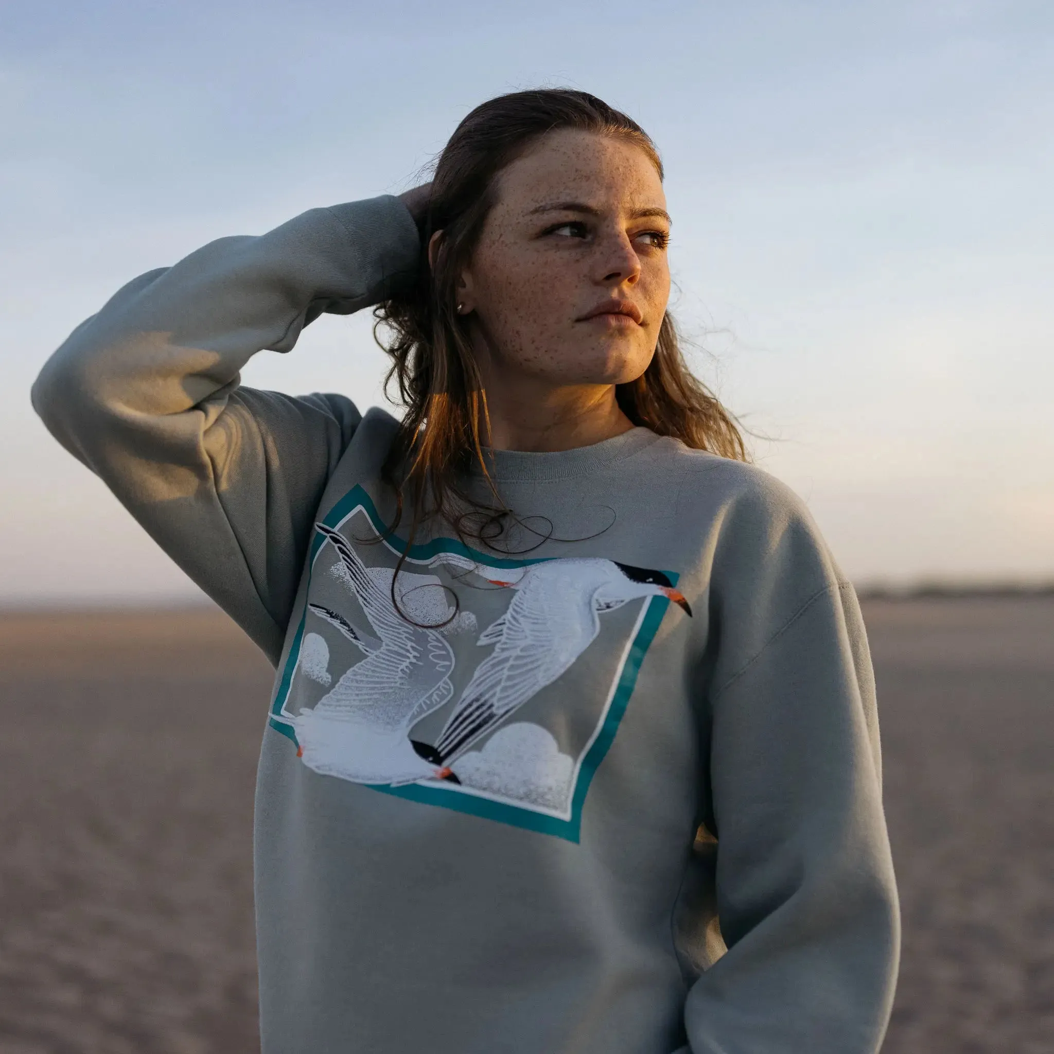 Tern Puff Print Heavyweight Sweatshirt