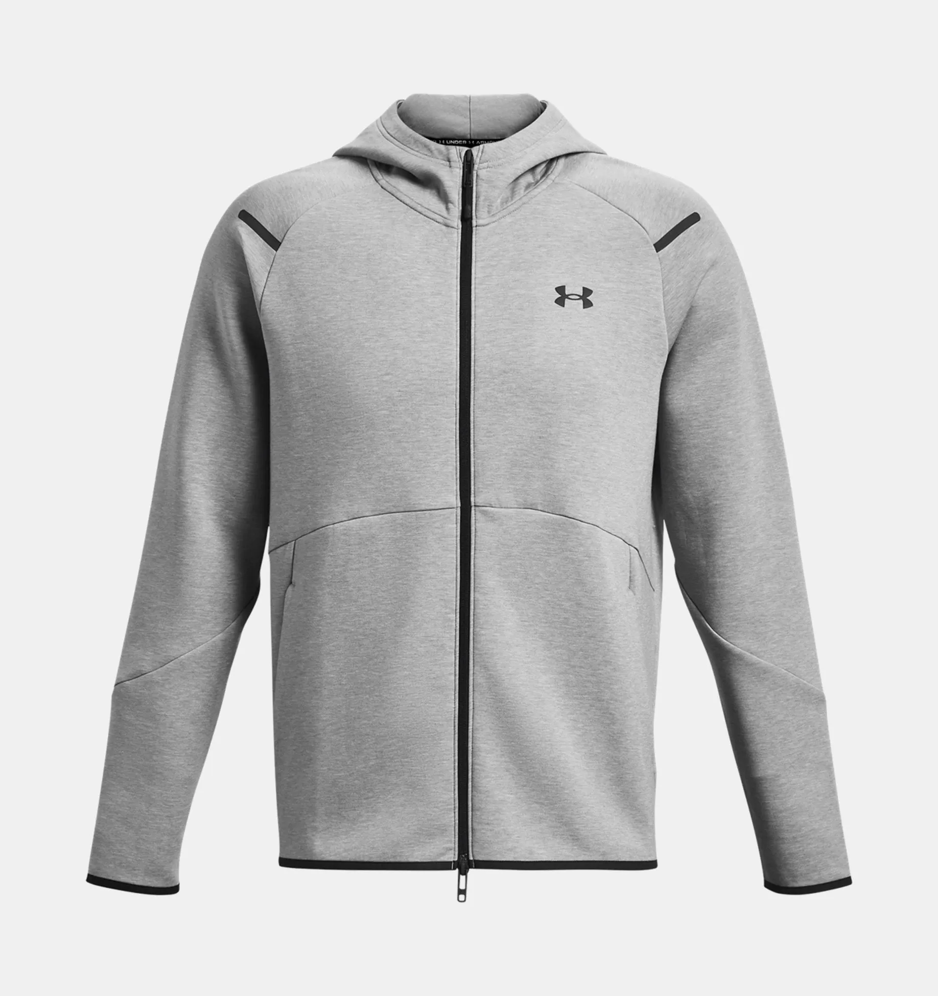 Under Armour Mens Unstoppable Fleece Full Zip - Gray