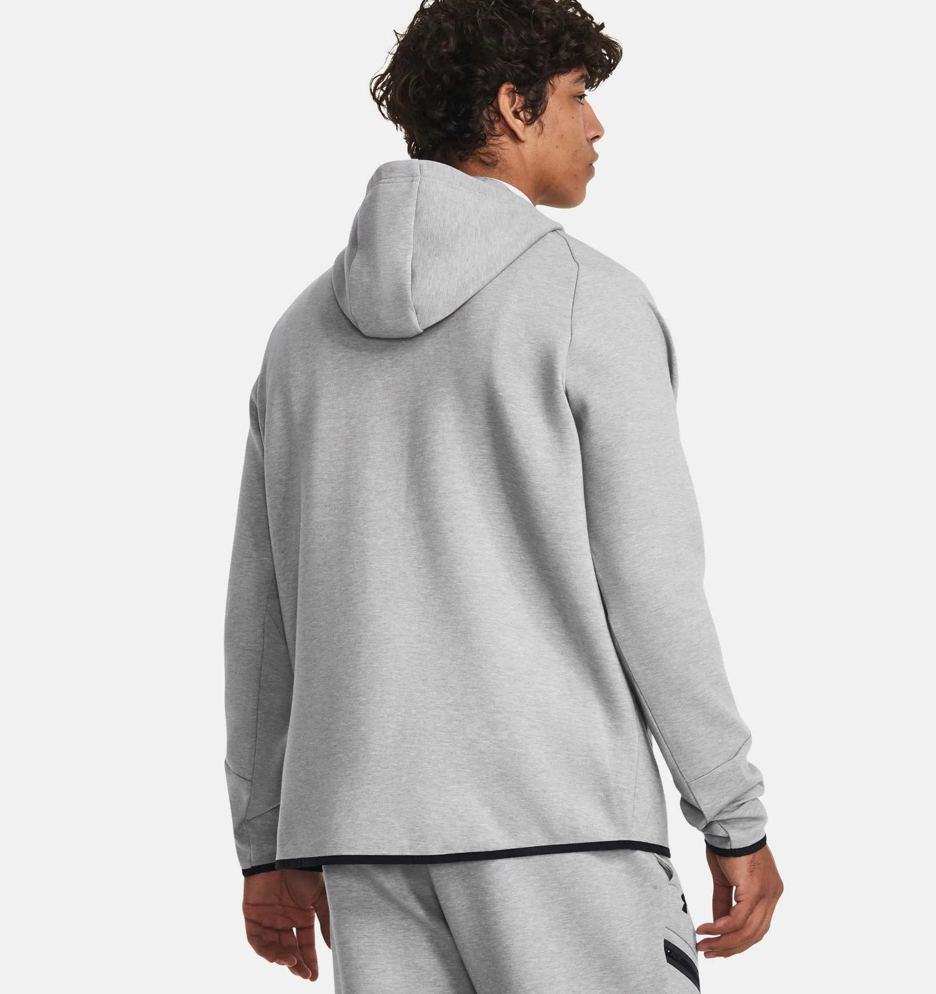 Under Armour Mens Unstoppable Fleece Full Zip - Gray