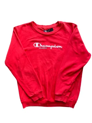 Vintage Red Champion Sweater (L)