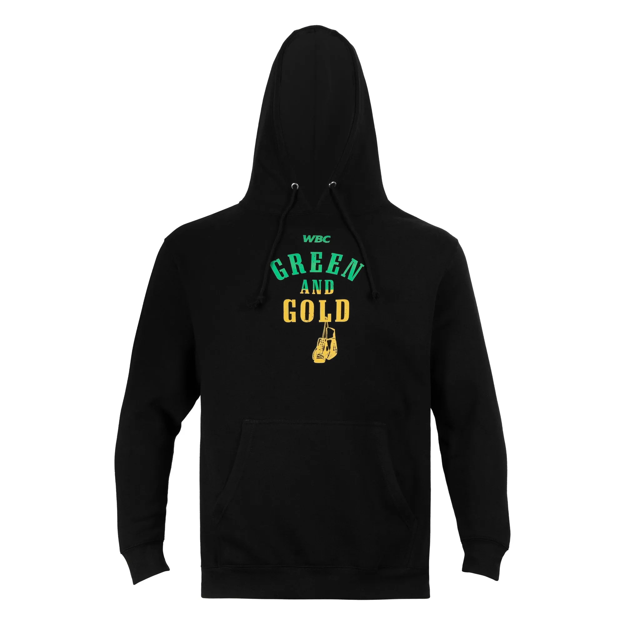 WBC By TITLE Boxing Green & Gold Hoodie