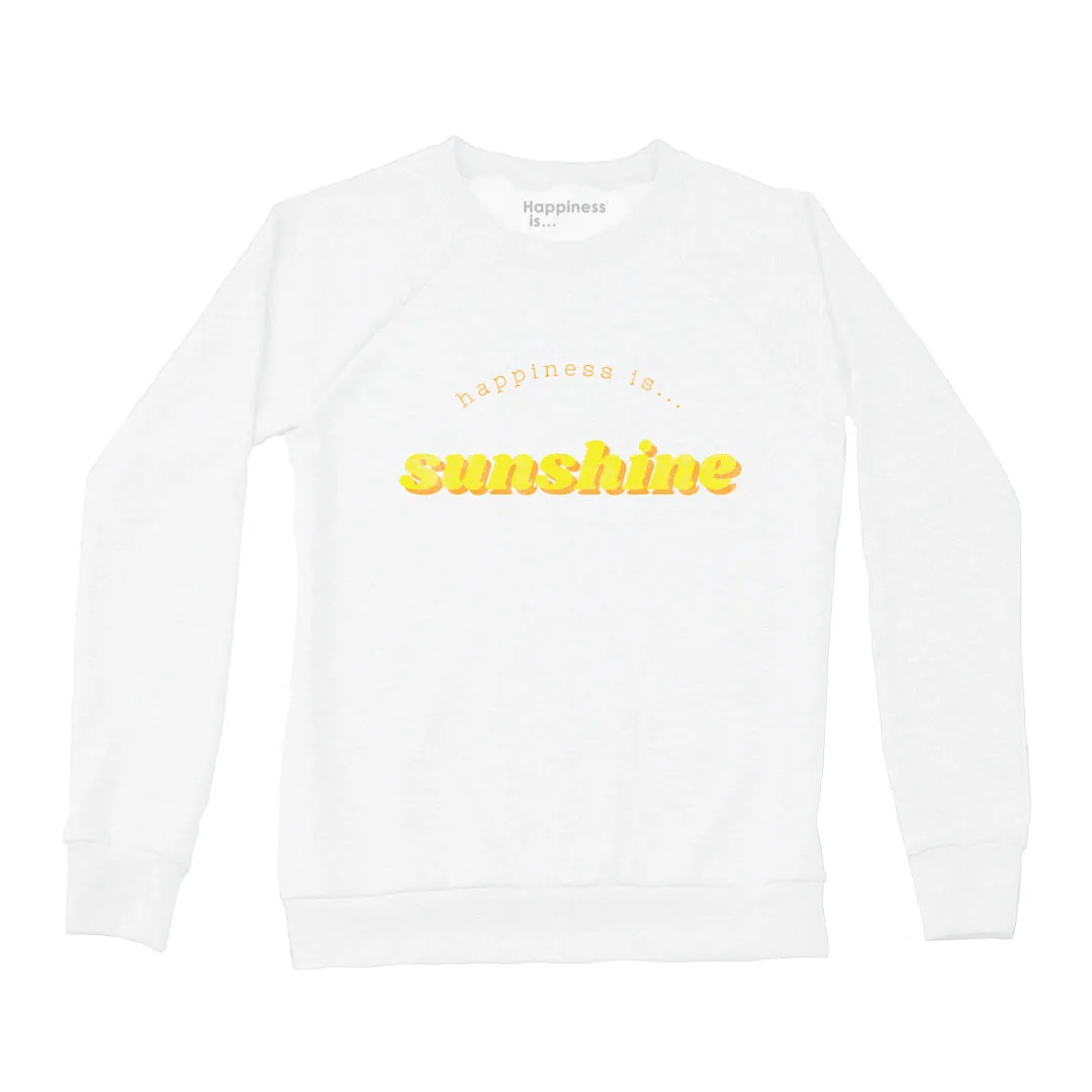 Women's Sunshine Crew Sweatshirt, White